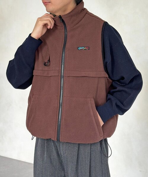 CPCM（シーピーシーエム） コート アウター リバーシブルキルトベスト