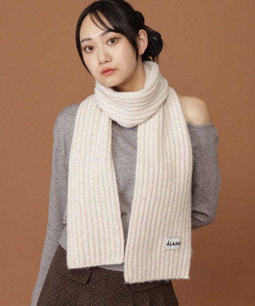 ALAND マフラー ストール 「UNISEX」ALAND／メランジニットマフラー