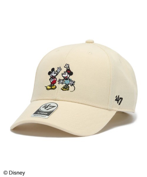 ミッキーマウス ミニーマウス 帽子 キャップ ディズニー ヴィンテージ フェイス 47（フォーティーセブン） キャップ 帽子 「'47」エムブイピー Disney