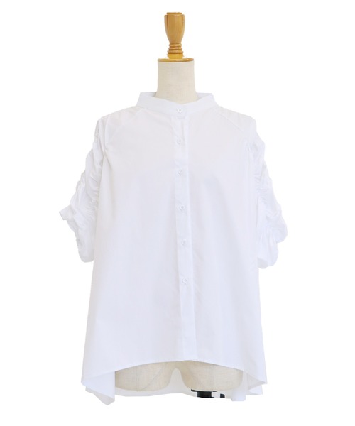 「BLUEEAST」 半袖ブラウス MEDIUM イエロー レディース_画像2
