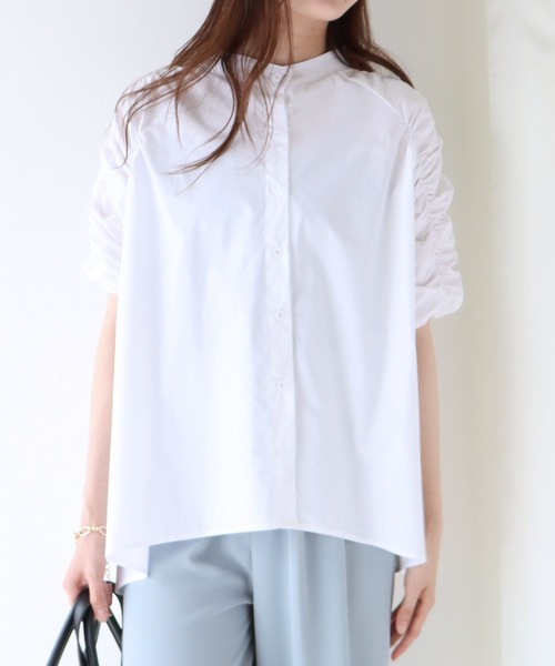 「BLUEEAST」 半袖ブラウス MEDIUM イエロー レディース_画像3