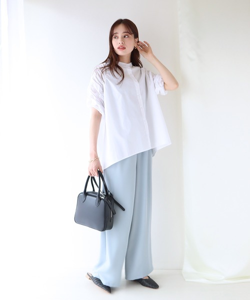 「BLUEEAST」 半袖ブラウス MEDIUM イエロー レディース_画像5