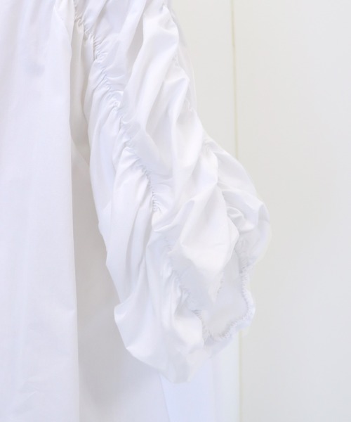 「BLUEEAST」 半袖ブラウス MEDIUM イエロー レディース_画像9