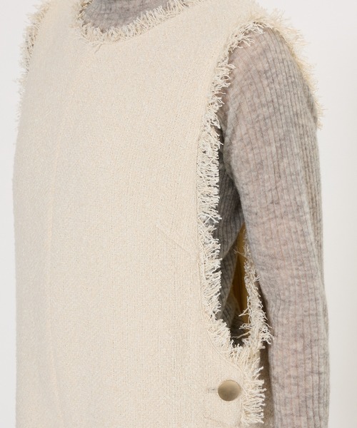 BABYLONE（バビロン） オールインワン ツイードフリンジオールインワン