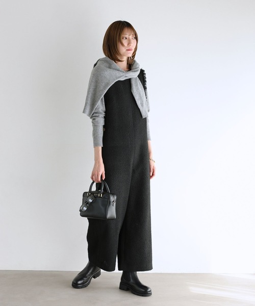 【新品未使用】BABYLONE JOHNBULL オールインワン BABYLONE（バビロン） オールインワン ツイードフリンジオールインワン