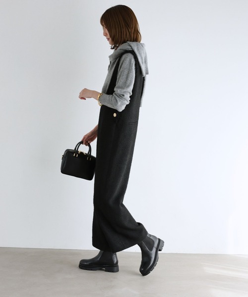 BABYLONE（バビロン） オールインワン ツイードフリンジオールインワン