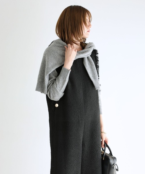 BABYLONE（バビロン） オールインワン ツイードフリンジオールインワン