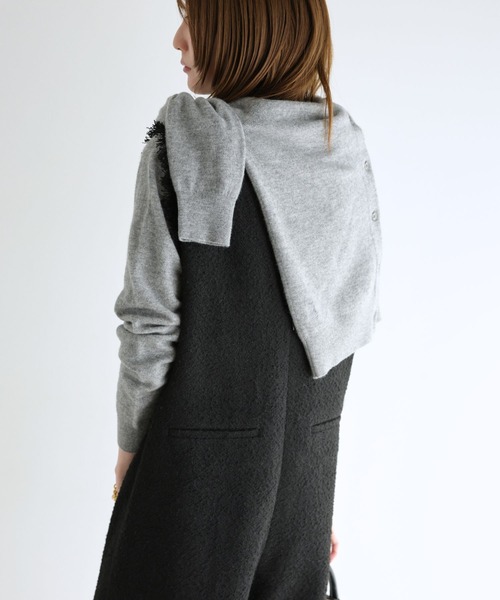 BABYLONE(バビロン) オールインワン ツイードフリンジオールインワン BABYLONE(バビロン) オールインワン ツイードフリンジオールインワン