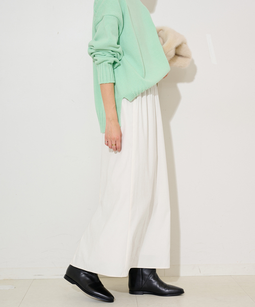 SLOBE IENA（スローブイエナ） スカート スエードライクセミフレア