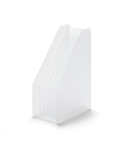 無印良品（MUJI） 収納 ポリプロピレン スタンドじゃばらファイル A5