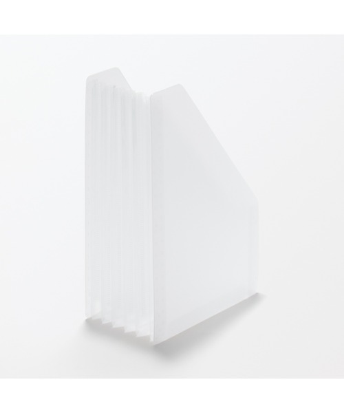 無印良品（MUJI） 収納 ポリプロピレン スタンドじゃばらファイル A5