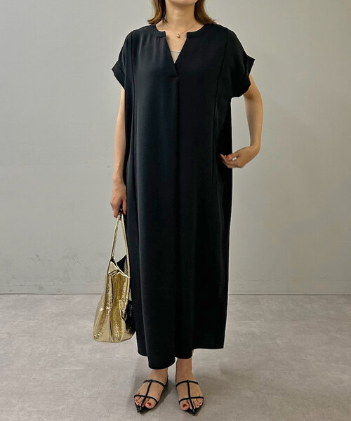 「SHENERY」 ノースリーブワンピース 36 モカ レディース_画像2