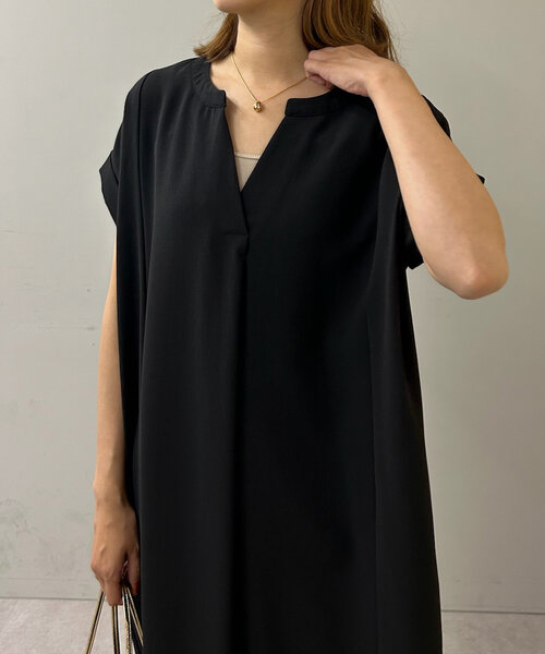 「SHENERY」 ノースリーブワンピース 36 モカ レディース_画像6