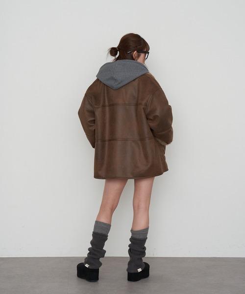 Ray Cassin（レイカズン） ムートンコート ボアコート 「WEB限定