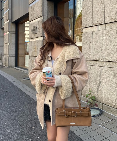 Ray Cassin（レイカズン） ムートンコート ボアコート 「WEB限定