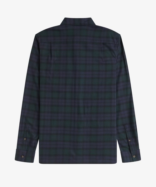 シャツ Brushed Black Watch Tartan Shirt／起毛ブラックウォッチタータンチェックシャツ メンズ レディース