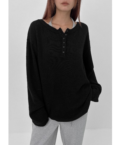 BLACKUP（ブラックアップ） ニット セーター 「MADE」ポプリヘンリー