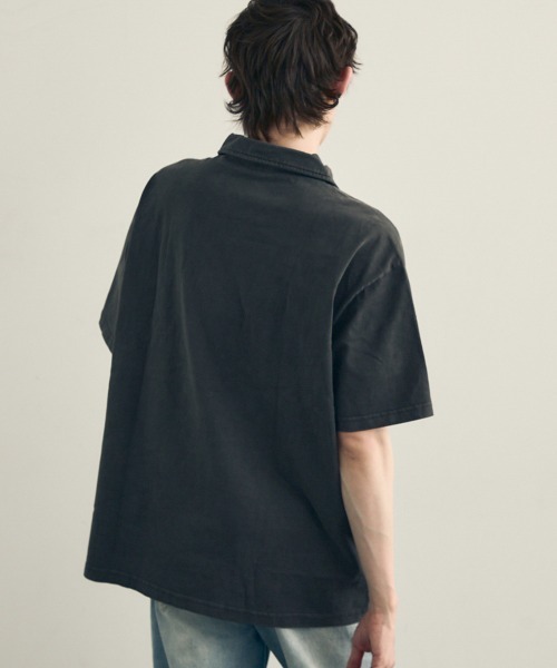 「Shoowtime」 半袖シャツ LARGE ブラウン メンズ_画像7