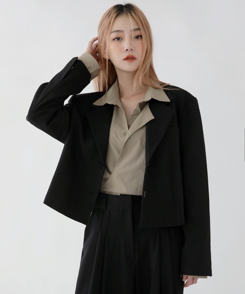 「UNE MANSION」 テーラードジャケット FREE ベージュ レディース_画像6