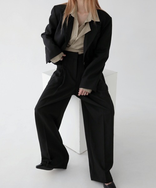 「UNE MANSION」 テーラードジャケット FREE ベージュ レディース_画像8