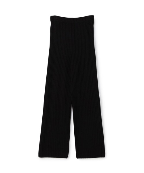DES PRES（デプレ） パンツ ウールリブ ストレートパンツ レディース