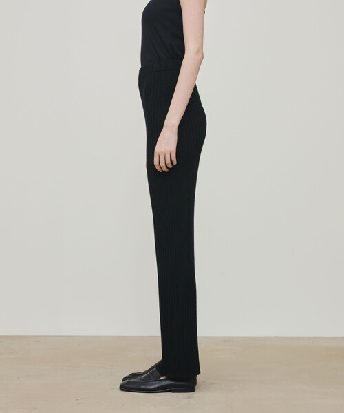 DES PRES（デプレ） パンツ ウールリブ ストレートパンツ レディース