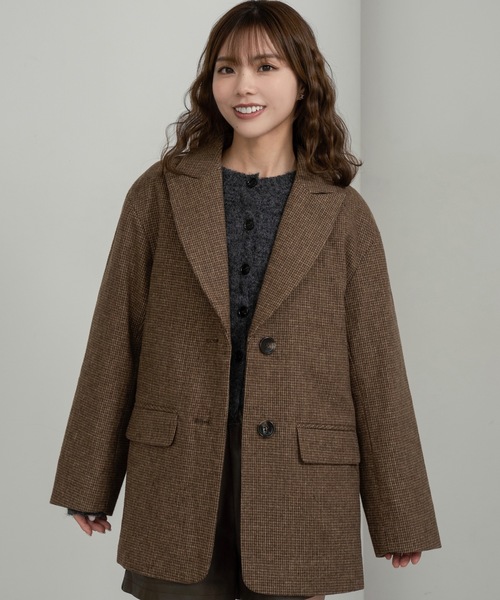 I_am（アイアム） コート アウター classic check jacket「I_am