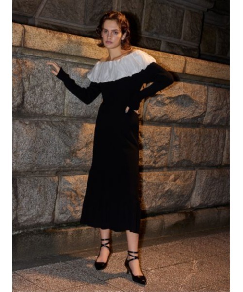 CELFORD（セルフォード） ニットワンピース 38 ブラック レディース