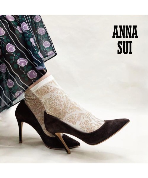 ANNA SUI（アナスイ） 靴下 バードフローラルウォールペーパーソックス