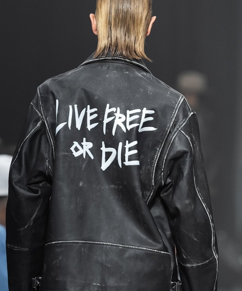 mystrada　ライダース MSML 革ジャン ライダース GRAPHIC RIDERS JACKET / COW LEATHER