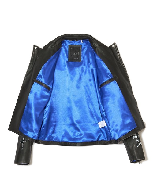 革ジャン ライダース GRAPHIC RIDERS JACKET / COW LEATHER メンズの画像