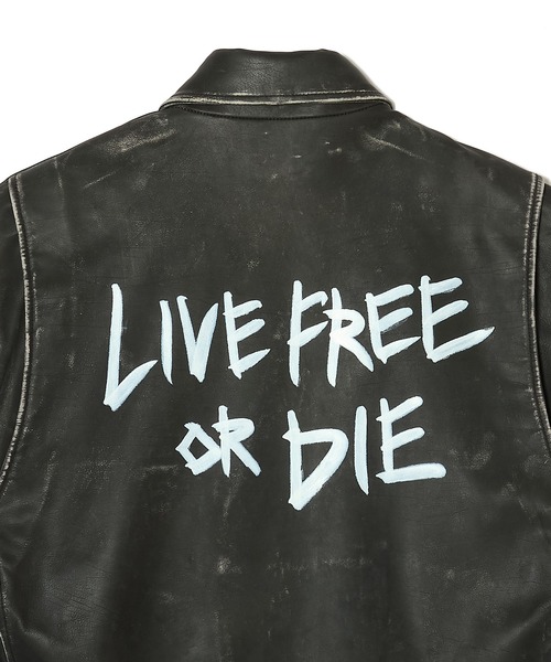 革ジャン ライダース GRAPHIC RIDERS JACKET / COW LEATHER メンズの画像