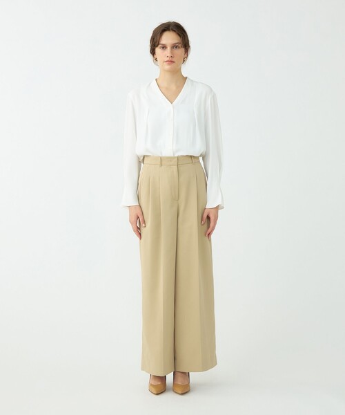 Theory 20ss ブラウス セオリー Theory ブラウス PRIME GGT TIE BLOUSE （ブラック
