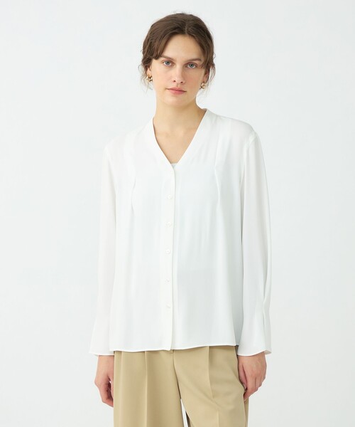 Ballsey ブラウス 楽天市場】【SALE／40%OFF】ラッシュストレッチ ギャザースリーブ