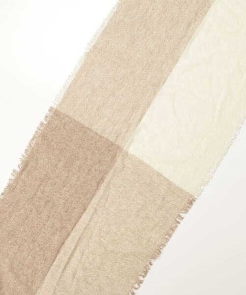 「AMACA」 ストール - ベージュ レディース_画像2