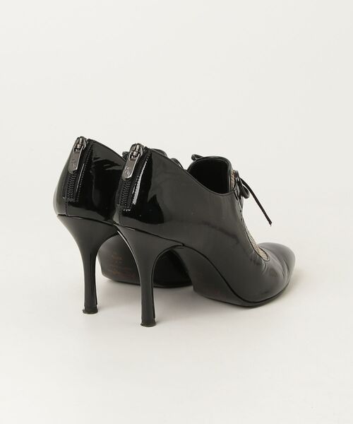 「GINZA Kanematsu」 ショートブーツ 22.5cm ブラック レディース_画像2