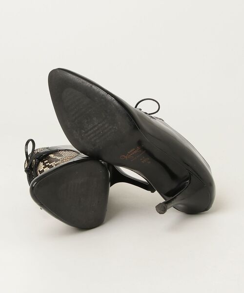 「GINZA Kanematsu」 ショートブーツ 22.5cm ブラック レディース_画像3