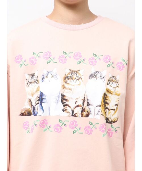 merry jenny（メリージェニー） トレーナー スウェット blooming cat