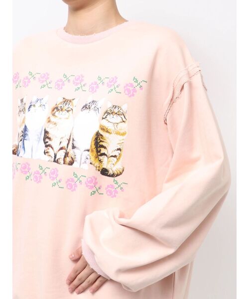 merry jenny（メリージェニー） トレーナー スウェット blooming cat