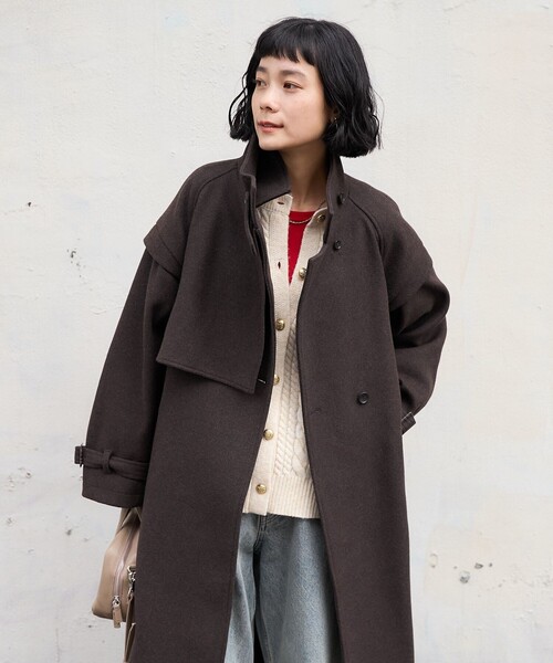 FREAK'S STORE（フリークスストア） コート フリ- ブラック レディース