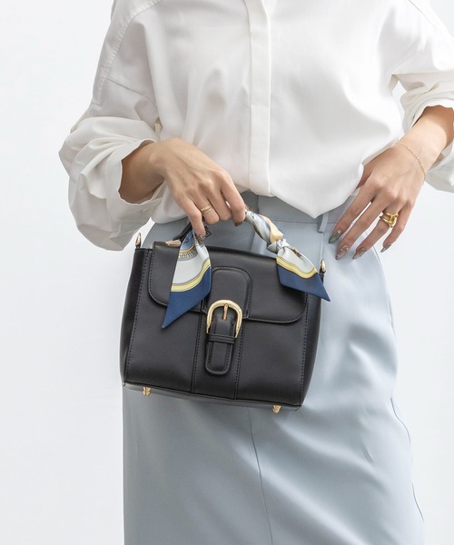 MIAN（ミアン） ハンドバッグ スカーフ付き2wayハンドバッグ「詳細動画