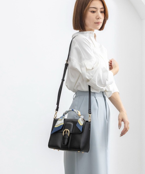 MIAN（ミアン） ハンドバッグ スカーフ付き2wayハンドバッグ「詳細動画