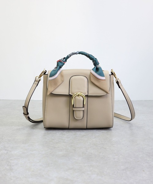 MIAN（ミアン） ハンドバッグ スカーフ付き2wayハンドバッグ「詳細動画