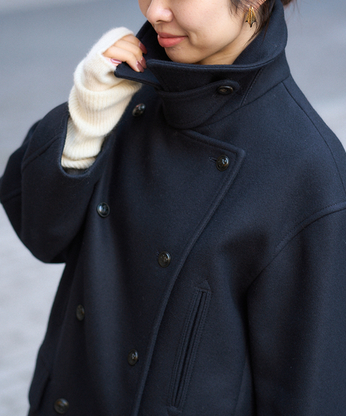 イエナ Pコート IENA（イエナ） ピーコート pコート メルトンウール ピーコート