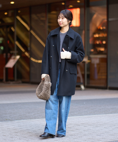 イエナ Pコート IENA（イエナ） ピーコート pコート メルトンウール ピーコート