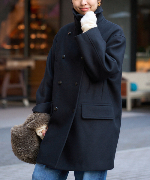 イエナ Pコート IENA（イエナ） ピーコート pコート メルトンウール ピーコート