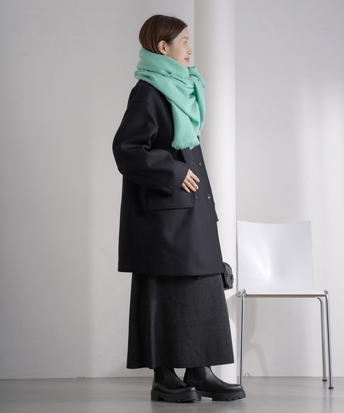 IENAウールコートピーコート　　　　　　　　　　ロングコート メルトンウール ピーコート（ピーコート）｜IENA（イエナ）の通販