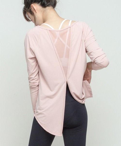 「HYSSHOP」 「daycloset」長袖カットソー L ブラック レディース_画像3