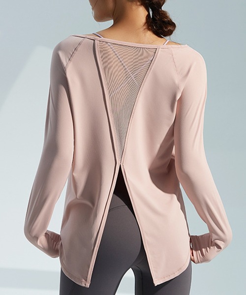 「HYSSHOP」 「daycloset」長袖カットソー L ブラック レディース_画像4