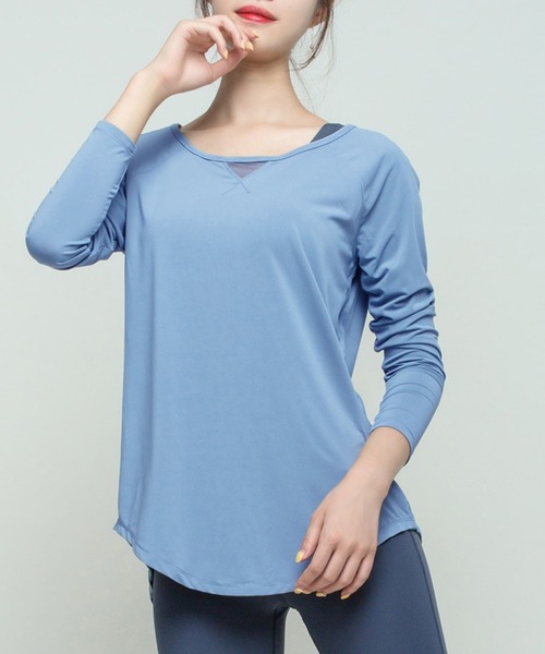 「HYSSHOP」 「daycloset」長袖カットソー L ブラック レディース_画像9